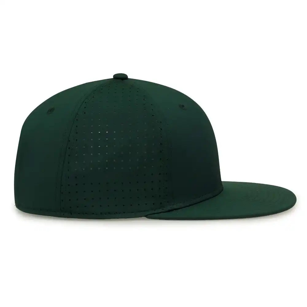 The Game Gb906y Youth Perforated Gamechanger Snapback Cap Dark Green Forest / one Size Fits Most