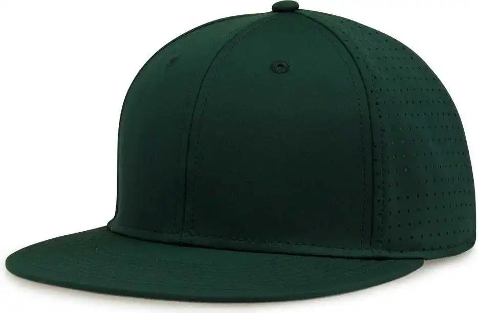 The Game Gb906y Youth Perforated Gamechanger Snapback Cap - Dark Green - Forest / one Size Fits Most