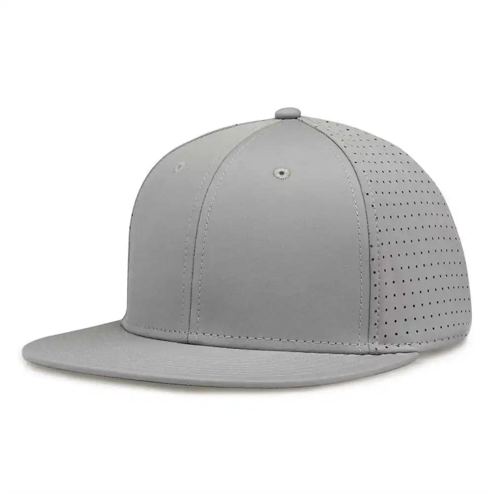 The Game Gb906y Youth Perforated Gamechanger Snapback Cap Gray / one Size Fits Most