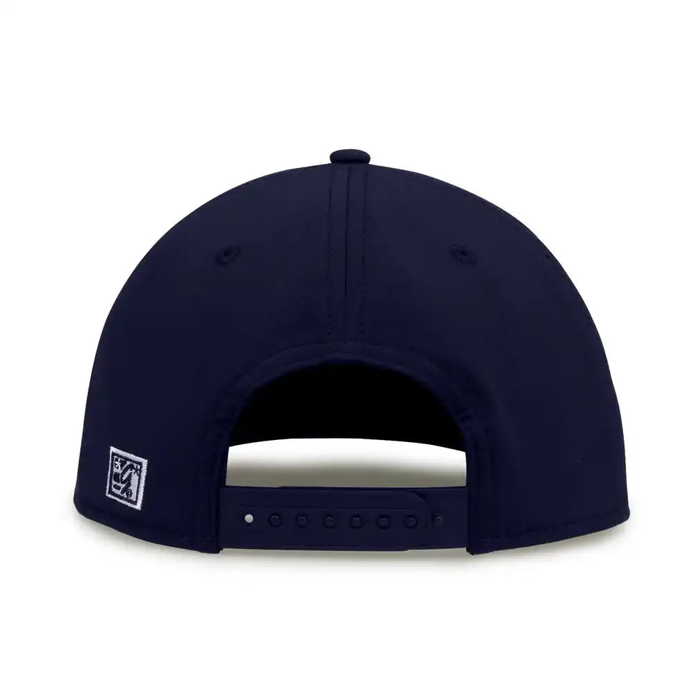 The Game Gb906y Youth Perforated Gamechanger Snapback Cap Navy / one Size Fits Most