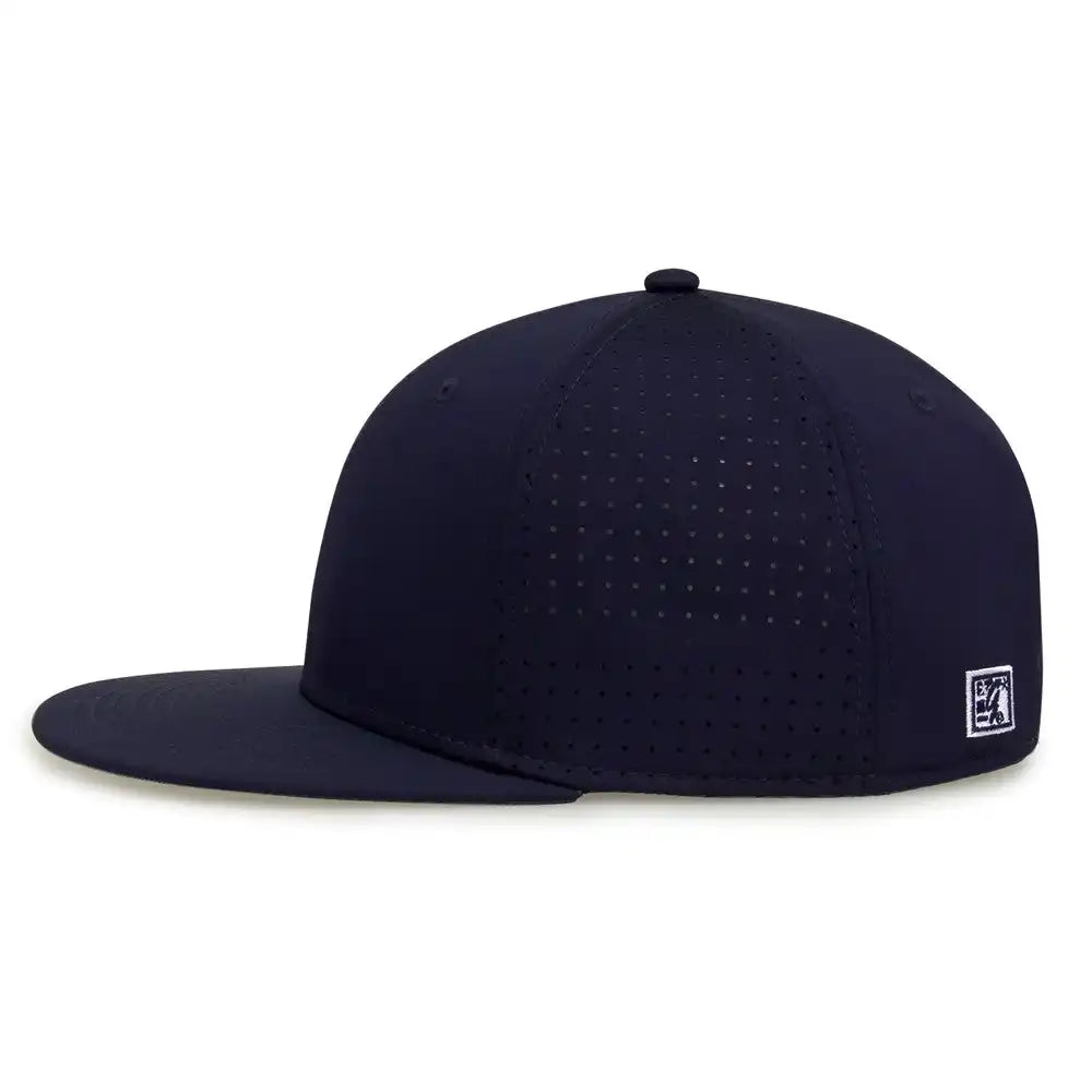 The Game Gb906y Youth Perforated Gamechanger Snapback Cap Navy / one Size Fits Most