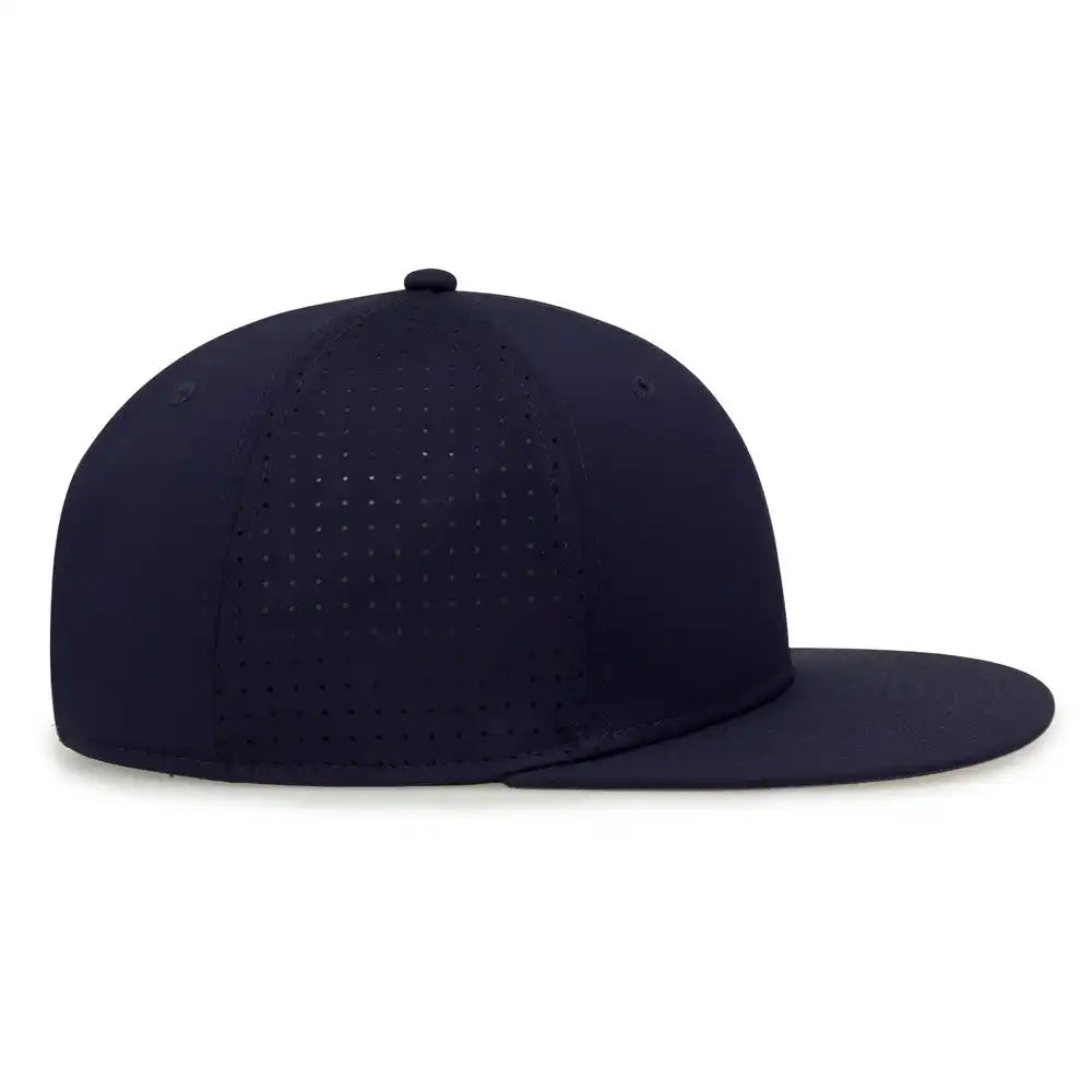 The Game Gb906y Youth Perforated Gamechanger Snapback Cap Navy / one Size Fits Most