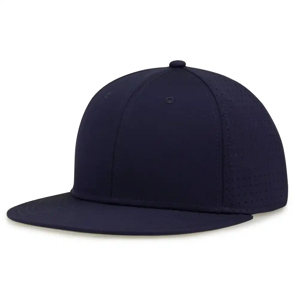 The Game Gb906y Youth Perforated Gamechanger Snapback Cap Navy / one Size Fits Most