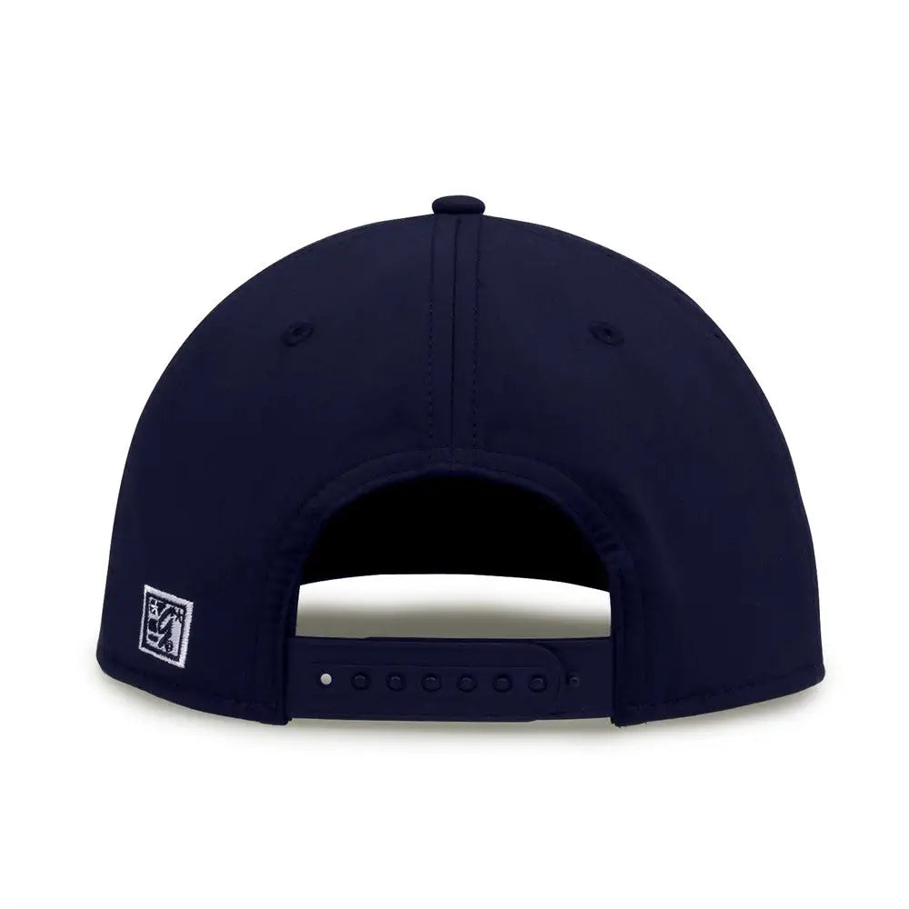 The Game Gb906y Youth Perforated Gamechanger Snapback Cap - Navy