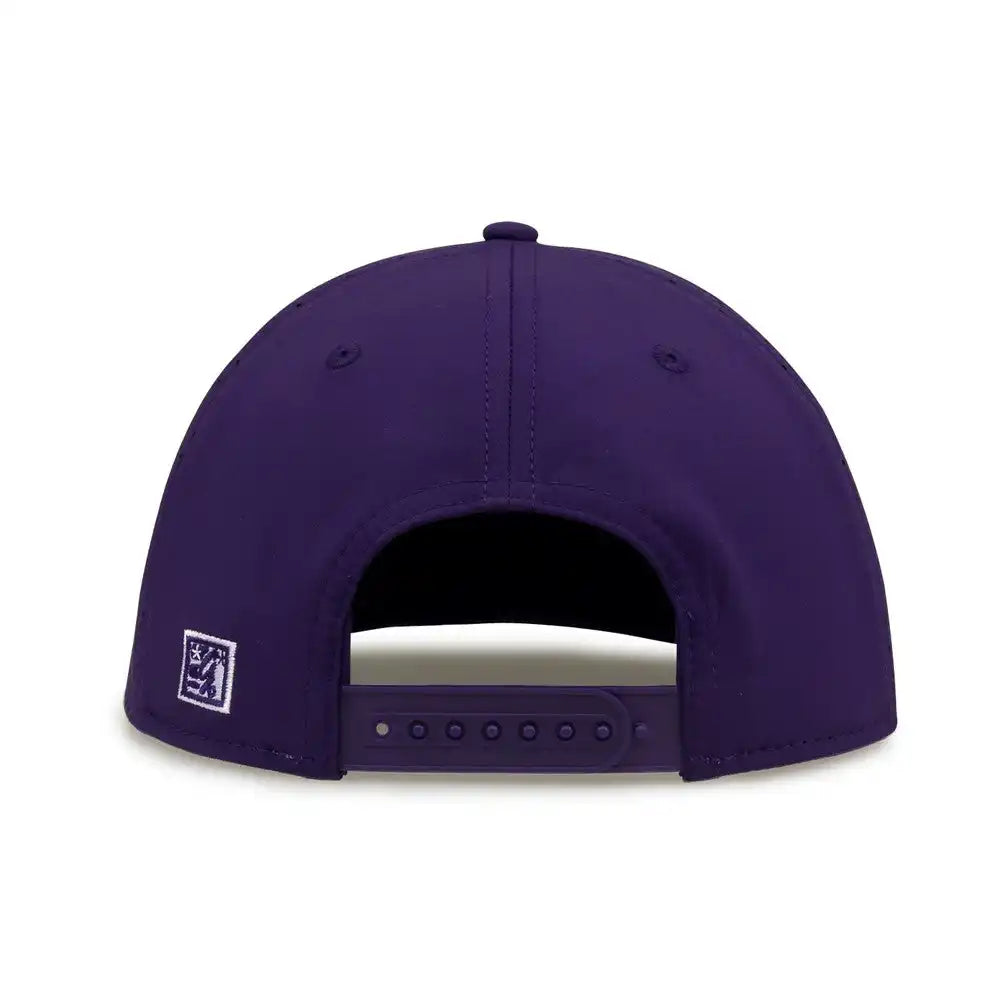The Game Gb906y Youth Perforated Gamechanger Snapback Cap Purple / one Size Fits Most