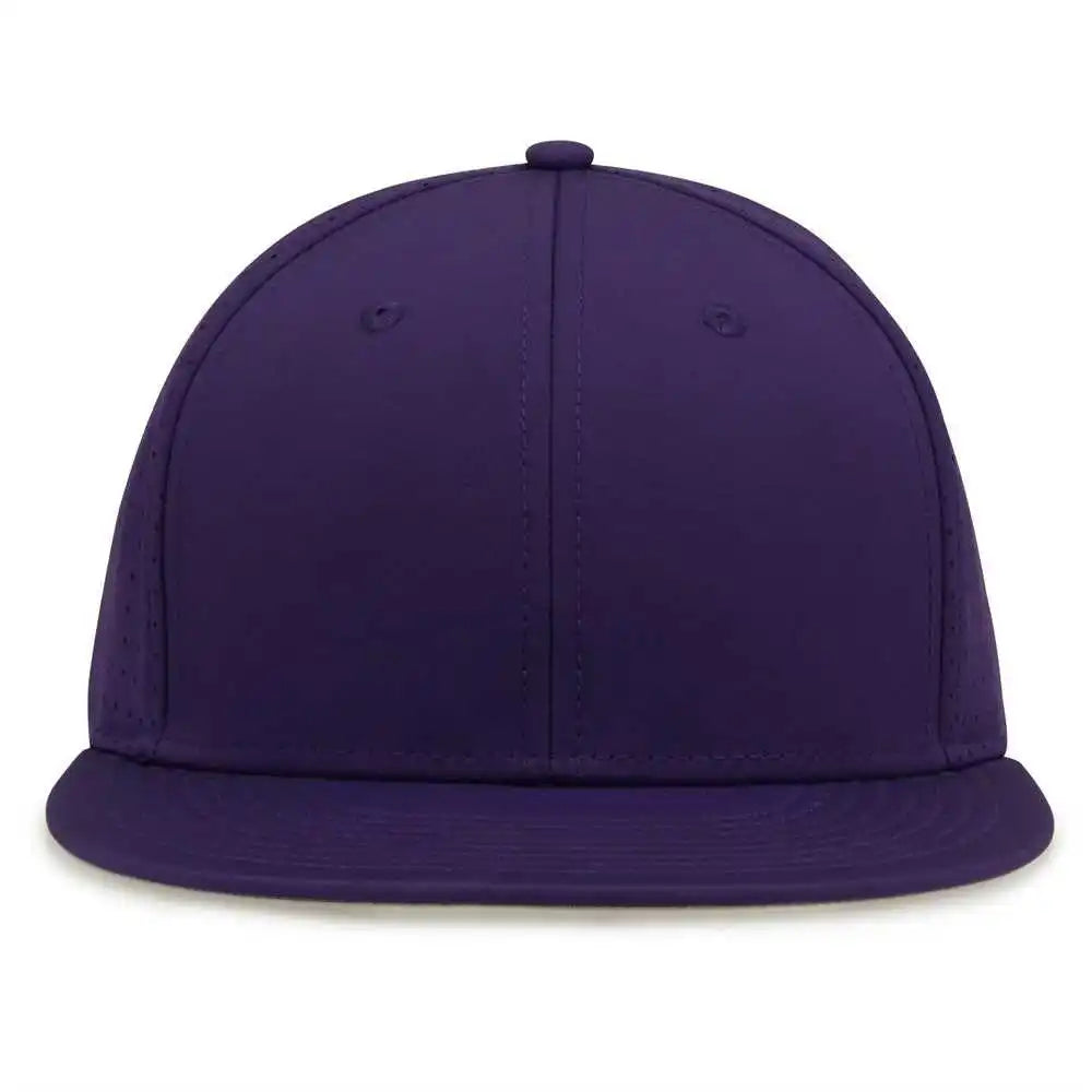 The Game Gb906y Youth Perforated Gamechanger Snapback Cap Purple / one Size Fits Most