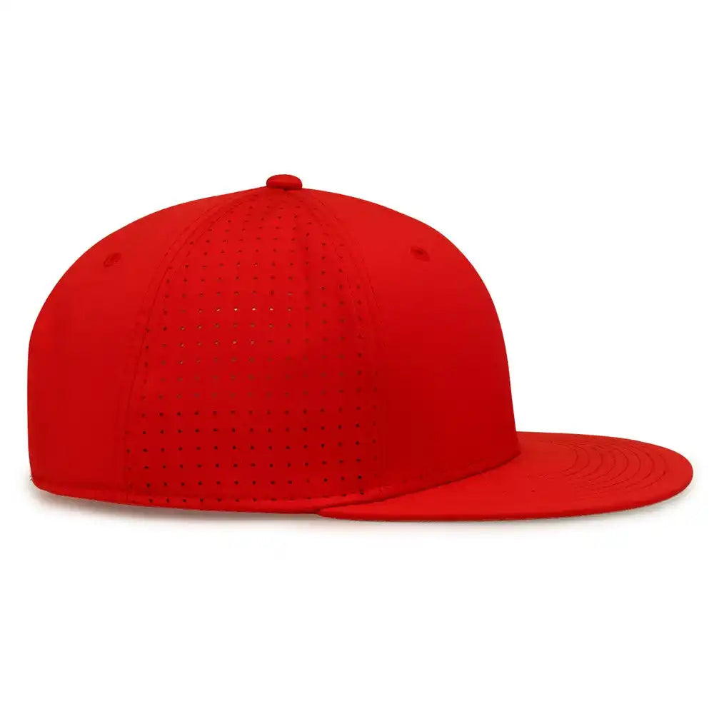 The Game Gb906y Youth Perforated Gamechanger Snapback Cap Red / one Size Fits Most