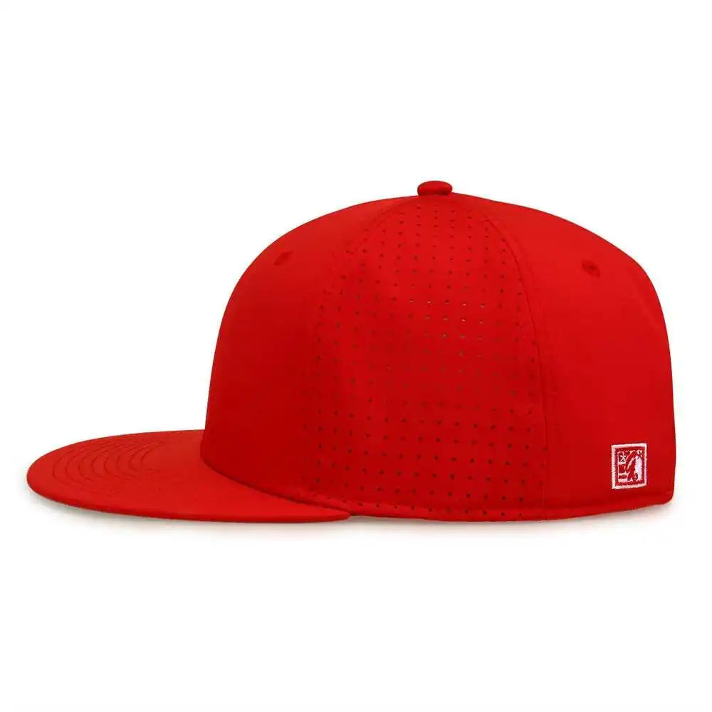 The Game Gb906y Youth Perforated Gamechanger Snapback Cap Red / one Size Fits Most