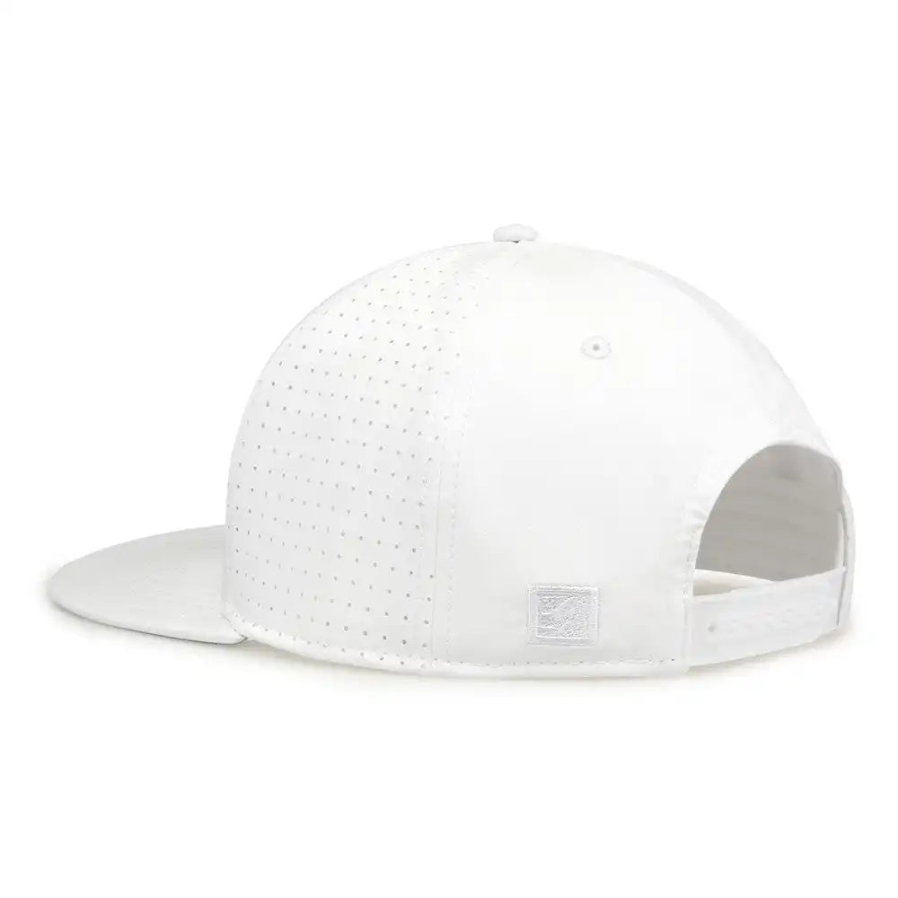 The Game Gb906y Youth Perforated Gamechanger Snapback Cap White / one Size Fits Most