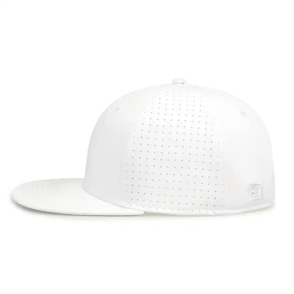 The Game Gb906y Youth Perforated Gamechanger Snapback Cap White / one Size Fits Most