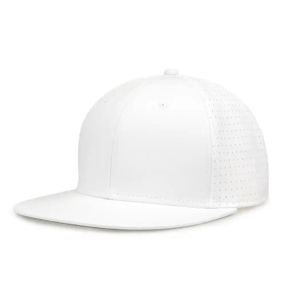 The Game Gb906y Youth Perforated Gamechanger Snapback Cap White / one Size Fits Most