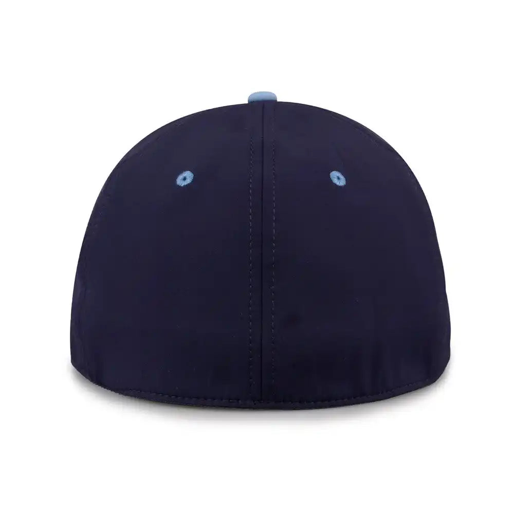 The Game Gb997 Pro Shape Gamechanger Cap Navy Columbia Blue