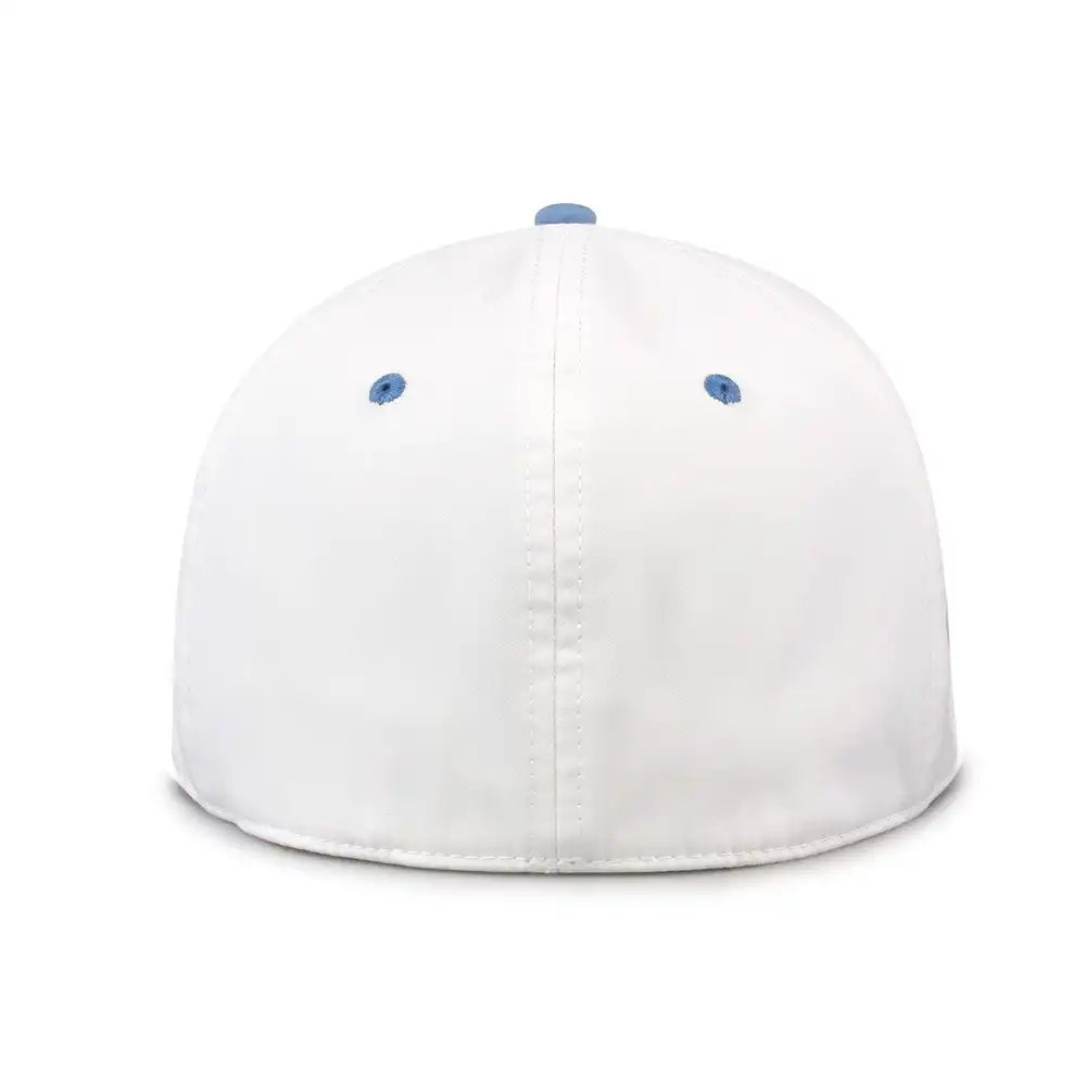 The Game Gb997 Pro Shape Gamechanger Cap White Columbia Blue