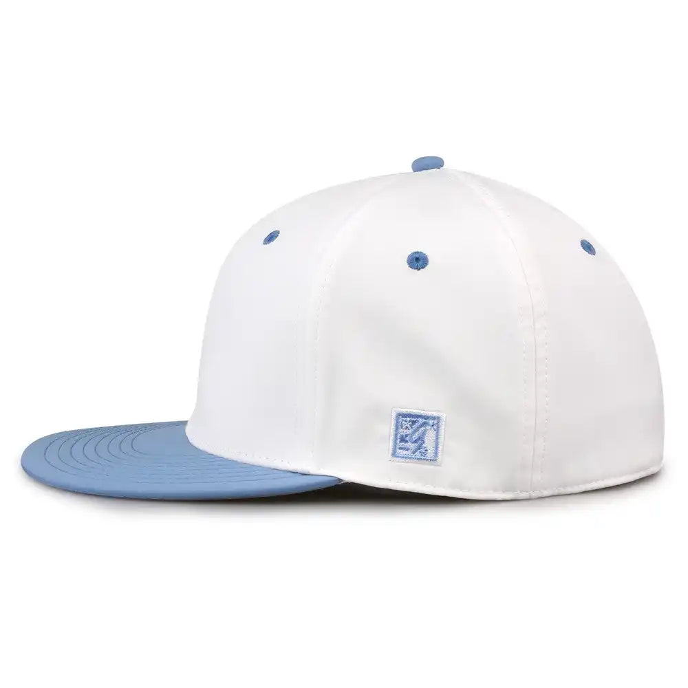 The Game Gb997 Pro Shape Gamechanger Cap White Columbia Blue