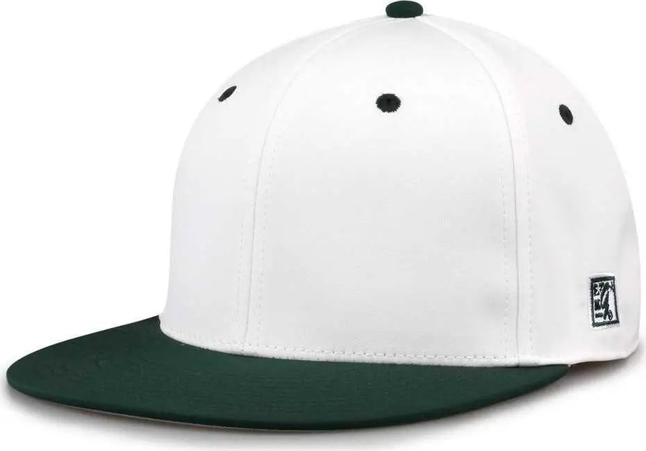 The Game Gb997 Pro Shape Gamechanger Cap - White Dark Green - Forest / 6 1/2’’ - 3/4’’