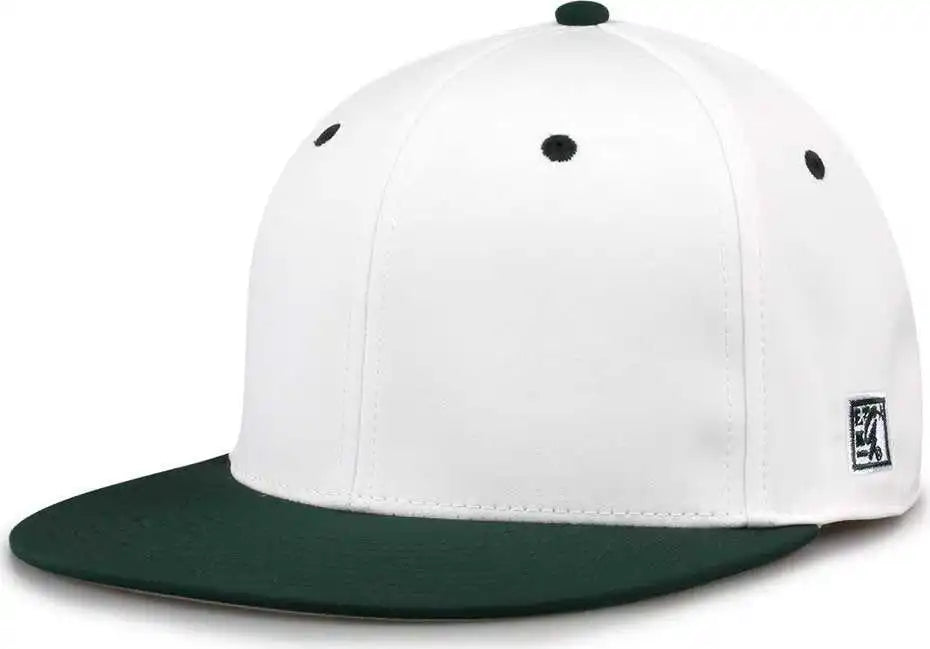 The Game Gb997 Pro Shape Gamechanger Cap White Dark Green Forest / 6 1/2’’ 3/4’’