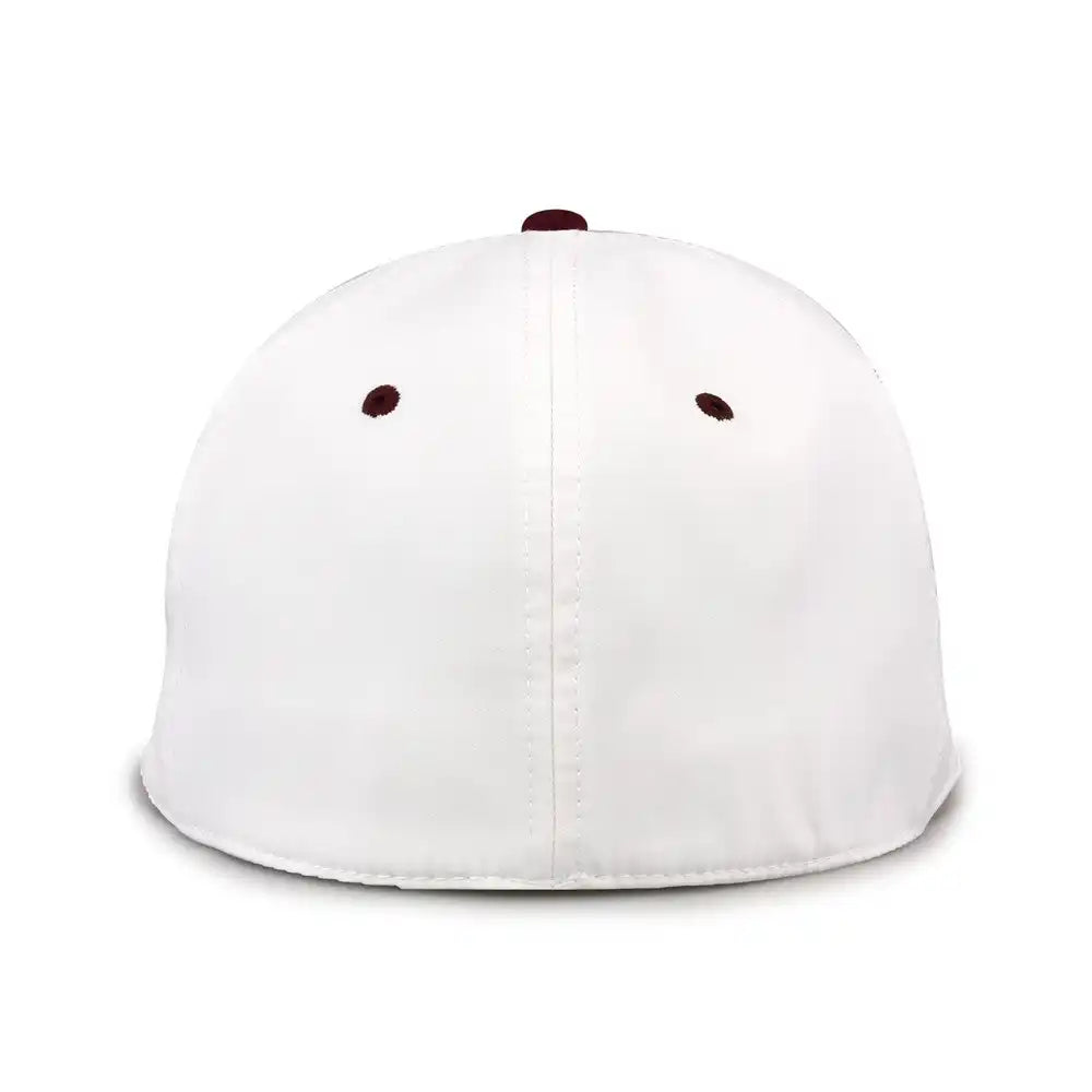 The Game Gb997 Pro Shape Gamechanger Cap White Dark Maroon