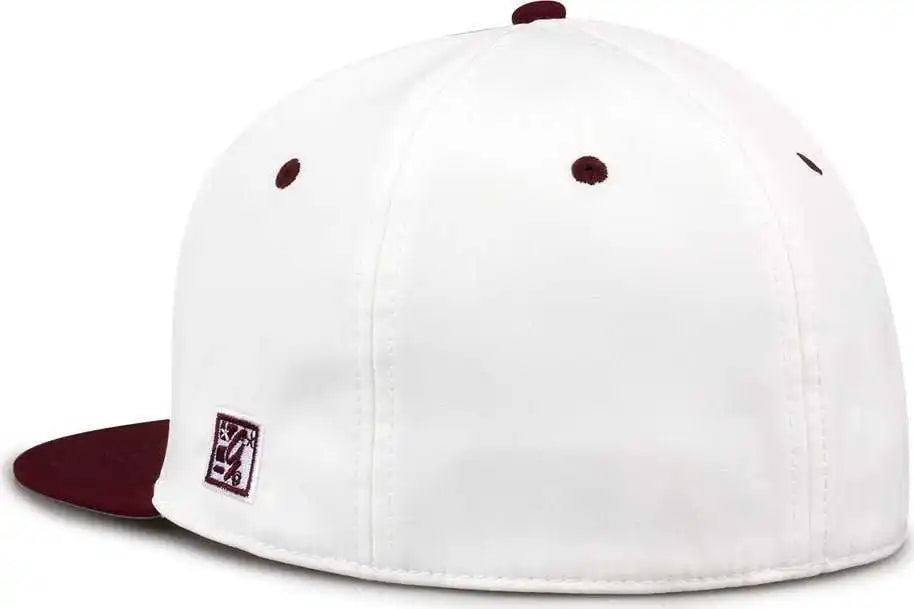 The Game Gb997 Pro Shape Gamechanger Cap White Dark Maroon