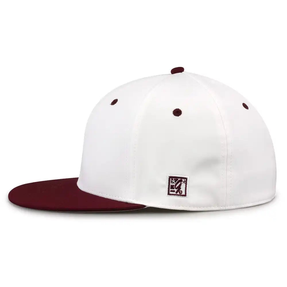 The Game Gb997 Pro Shape Gamechanger Cap White Dark Maroon