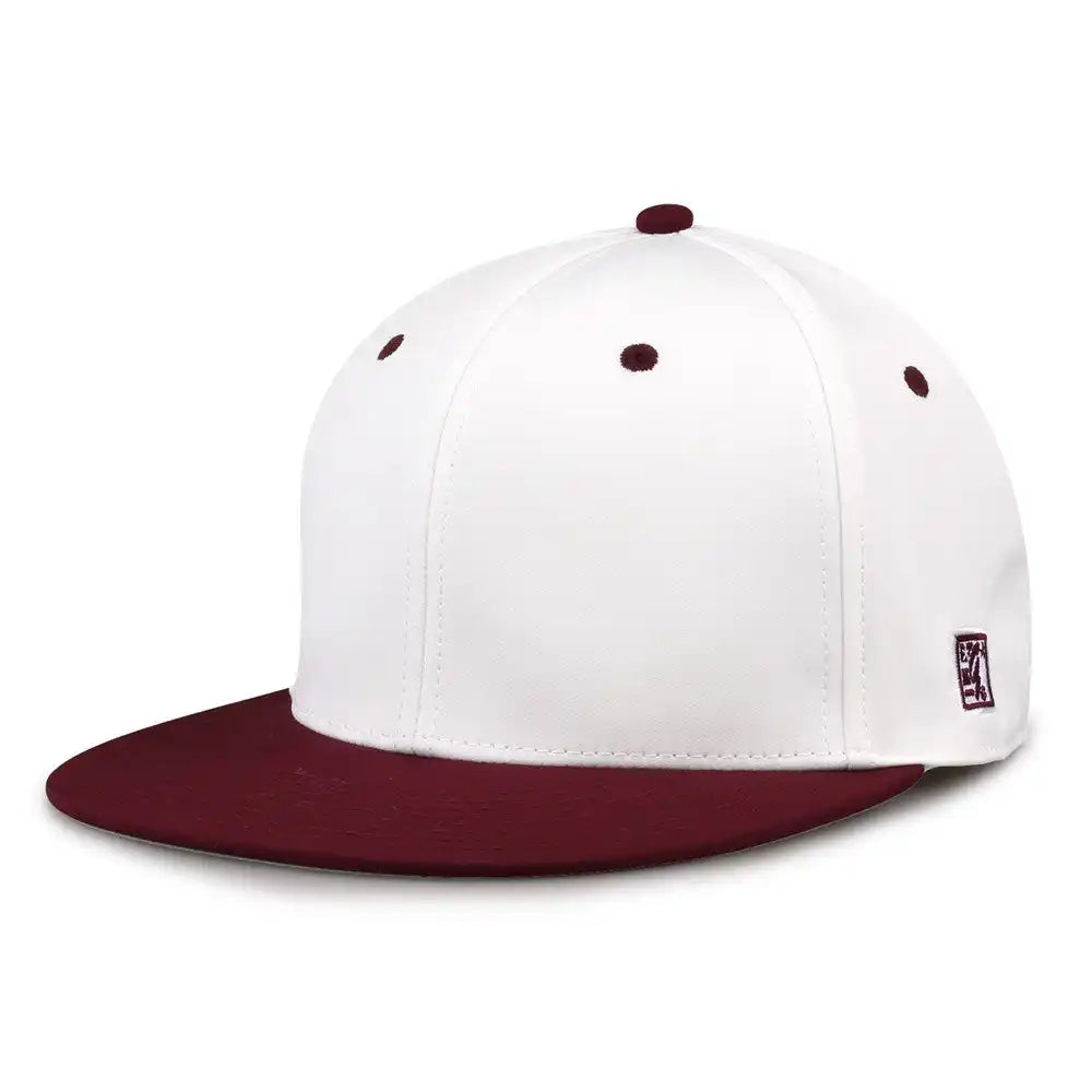 The Game Gb997 Pro Shape Gamechanger Cap White Dark Maroon