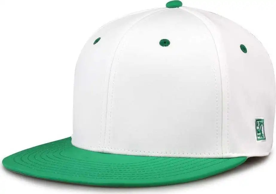 The Game Gb997 Pro Shape Gamechanger Cap - White Kelly Green - 6 1/2’’ - 3/4’’