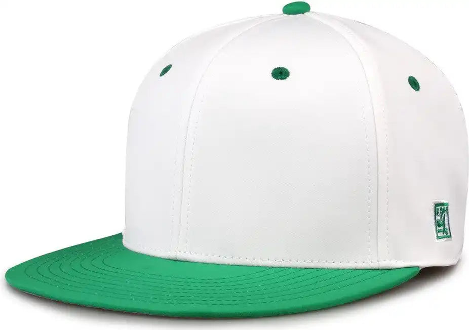 The Game Gb997 Pro Shape Gamechanger Cap White Kelly Green