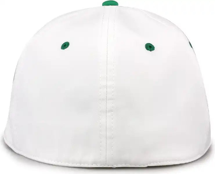 The Game Gb997 Pro Shape Gamechanger Cap White Kelly Green