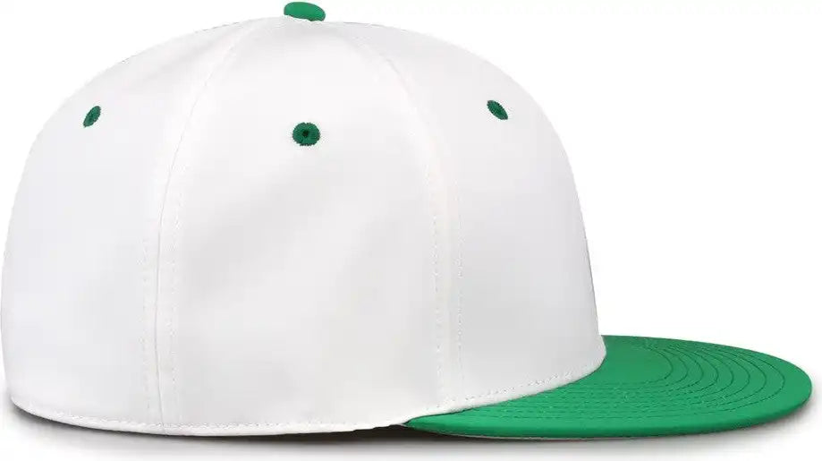 The Game Gb997 Pro Shape Gamechanger Cap White Kelly Green
