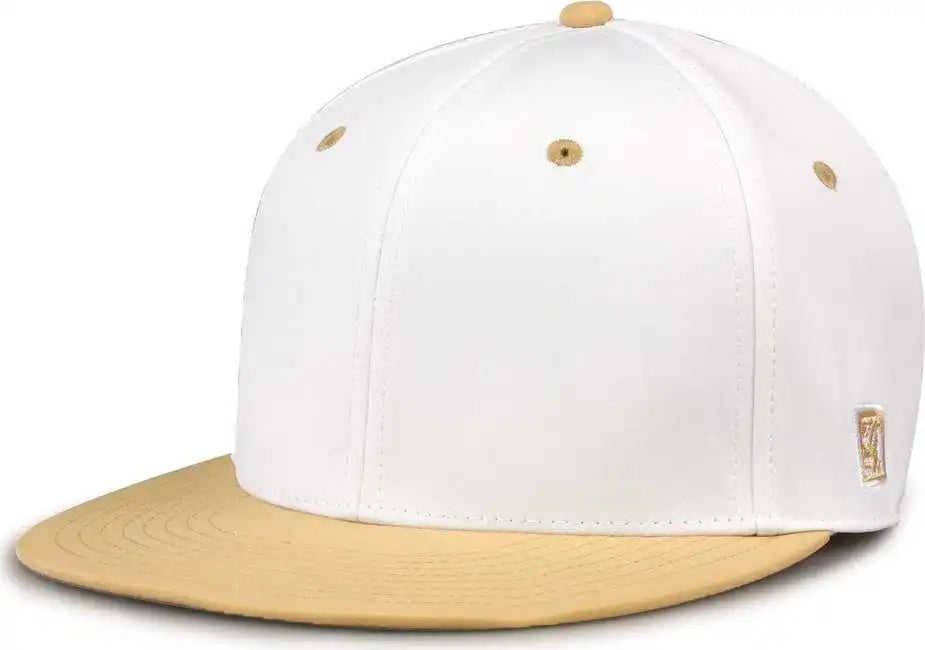 The Game Gb997 Pro Shape Gamechanger Cap White Vegas Gold / 6 1/2’’ 3/4’’