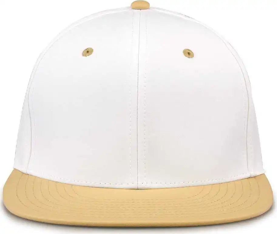 The Game Gb997 Pro Shape Gamechanger Cap - White Vegas Gold - 6 1/2’’ - 3/4’’