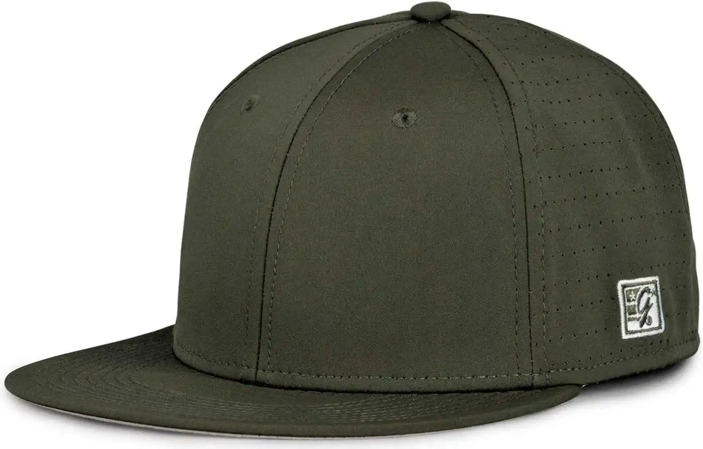 The Game Gb998 Perforated Gamechanger Cap Army Green Olive / Xs