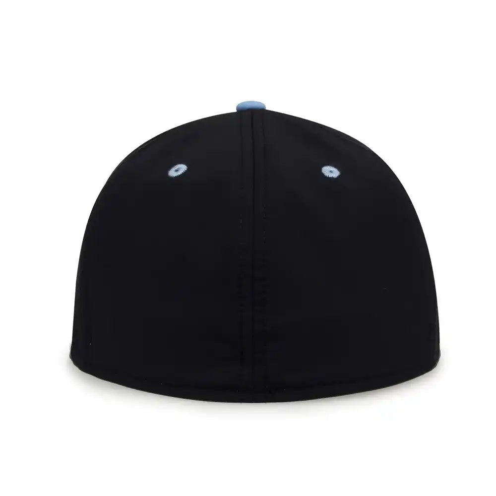 The Game Gb998 Perforated Gamechanger Cap Black Columbia Blue