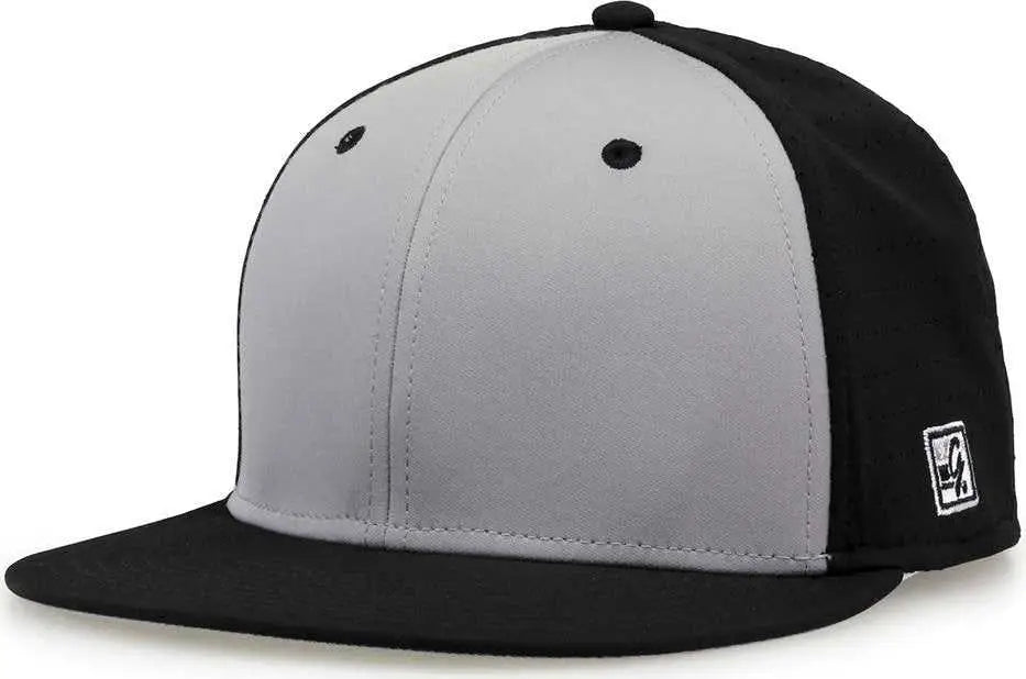 The Game Gb998 Perforated Gamechanger Cap - Black Gray - 6 1/2’’ - 3/4’’