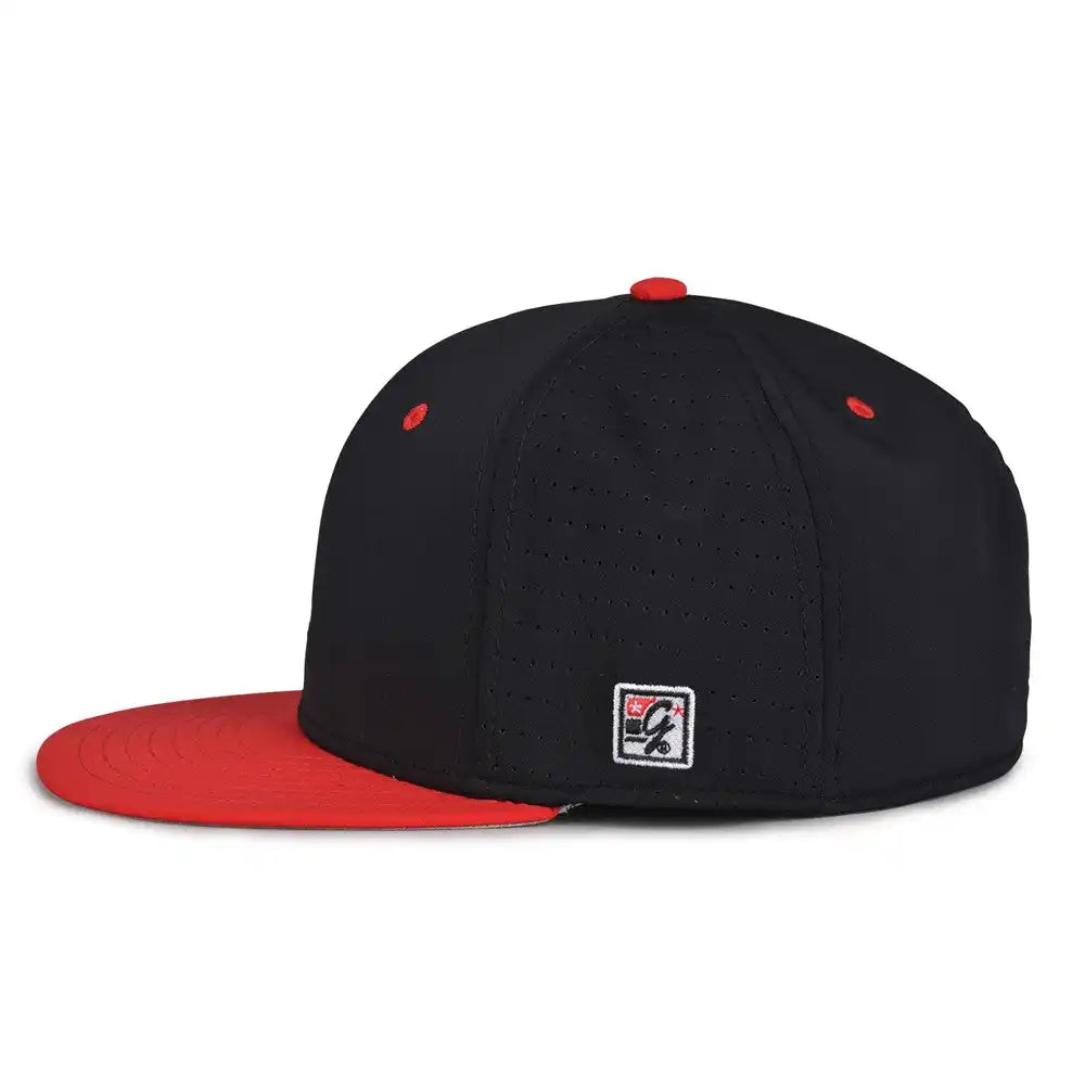 The Game Gb998 Perforated Gamechanger Cap Black Red