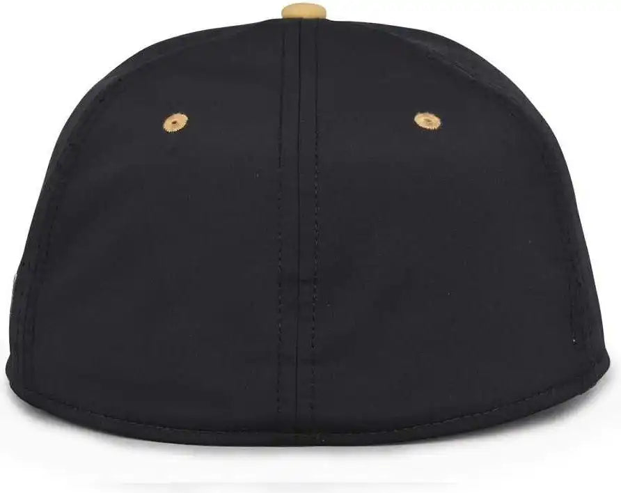 The Game Gb998 Perforated Gamechanger Cap Black Vegas Gold