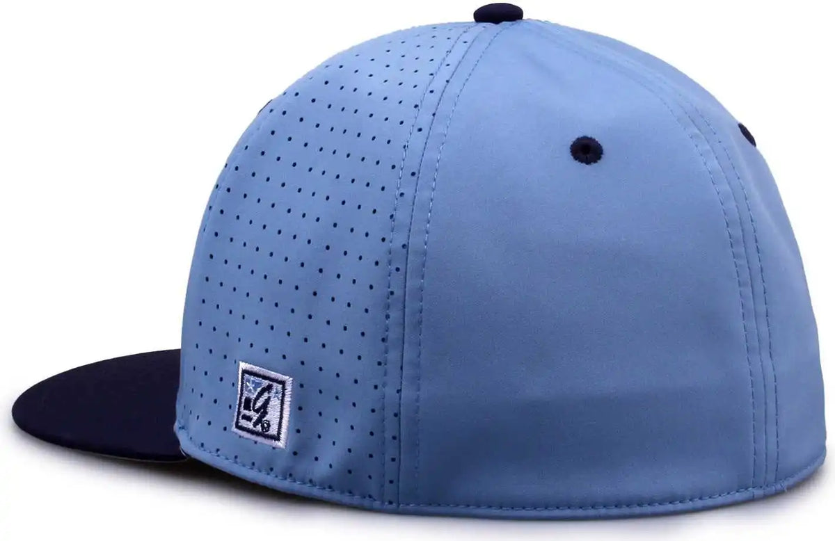 The Game Gb998 Perforated Gamechanger Cap Columbia Blue Navy