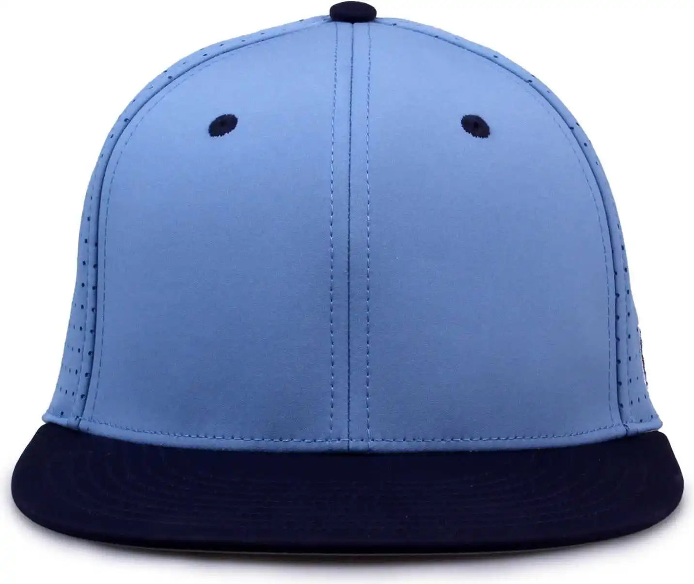 The Game Gb998 Perforated Gamechanger Cap Columbia Blue Navy / Xs