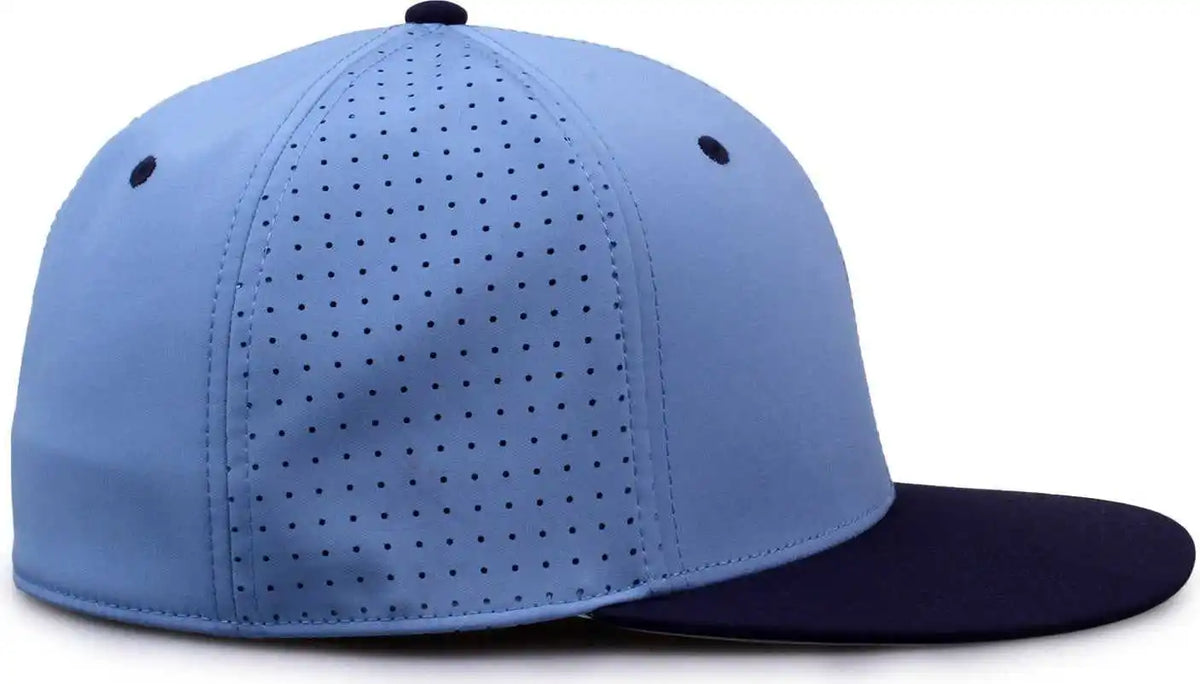 The Game Gb998 Perforated Gamechanger Cap Columbia Blue Navy