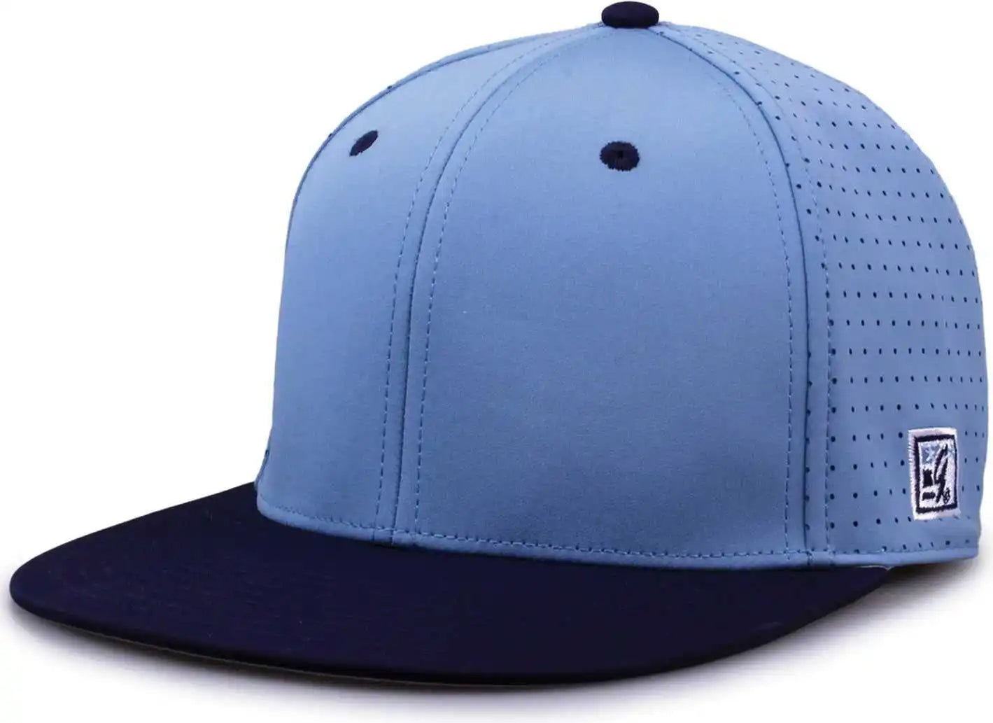 The Game Gb998 Perforated Gamechanger Cap Columbia Blue Navy / Xs