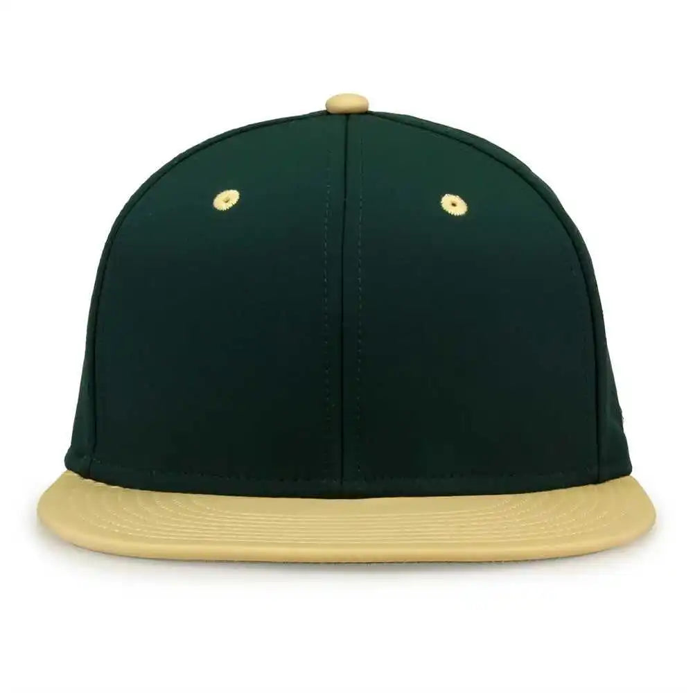 The Game Gb998 Perforated Gamechanger Cap Dark Green Vegas Gold