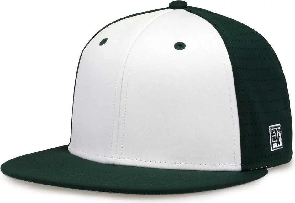 The Game Gb998 Perforated Gamechanger Cap - Dark Green White - Forest / 6 1/2’’ - 3/4’’