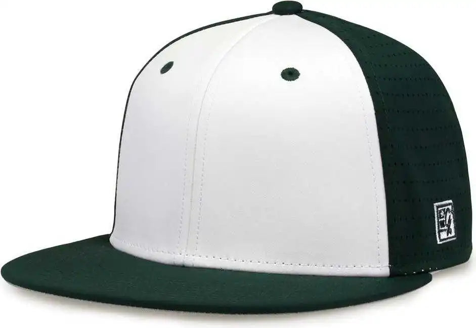 The Game Gb998 Perforated Gamechanger Cap Dark Green White Forest / 6 1/2’’ 3/4’’
