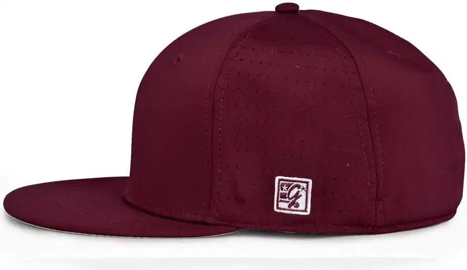 The Game Gb998 Perforated Gamechanger Cap Dark Maroon