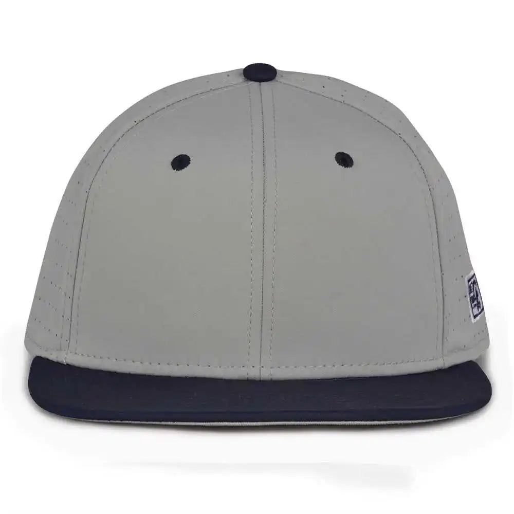 The Game Gb998 Perforated Gamechanger Cap Gray Navy