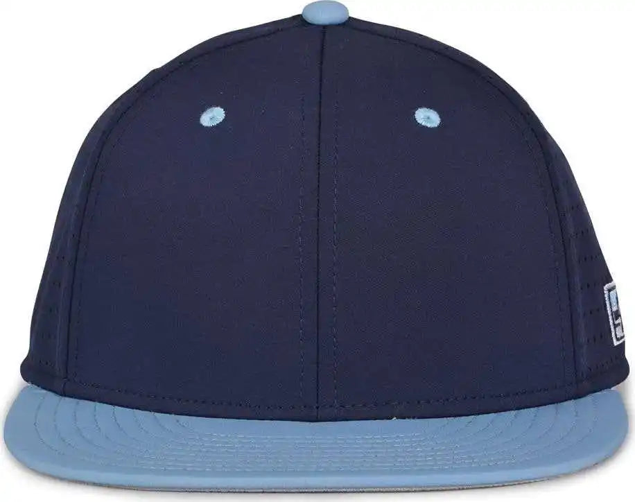 The Game Gb998 Perforated Gamechanger Cap - Navy Columbia Blue - 6 1/2’’ - 3/4’’