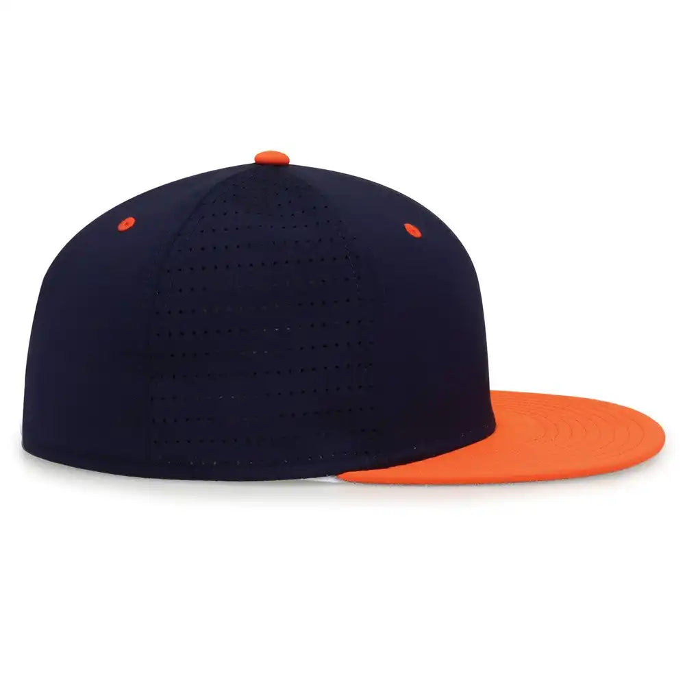 The Game Gb998 Perforated Gamechanger Cap Navy Orange