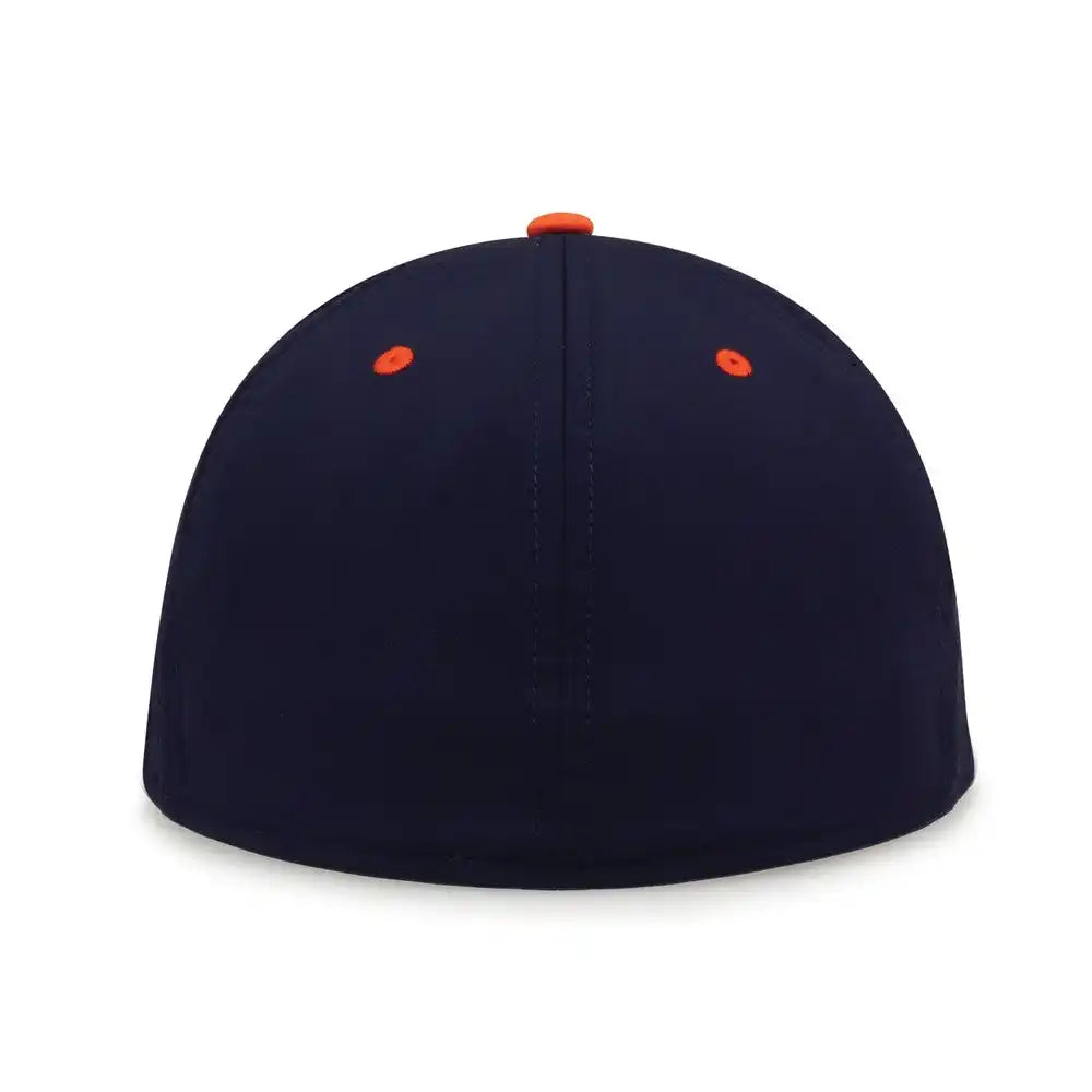 The Game Gb998 Perforated Gamechanger Cap Navy Orange
