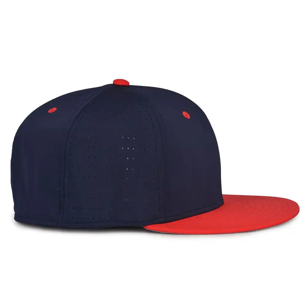 The Game Gb998 Perforated Gamechanger Cap Navy Red