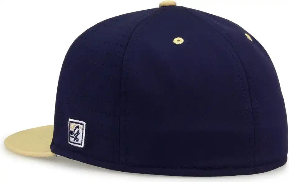 The Game Gb998 Perforated Gamechanger Cap Navy Vegas Gold