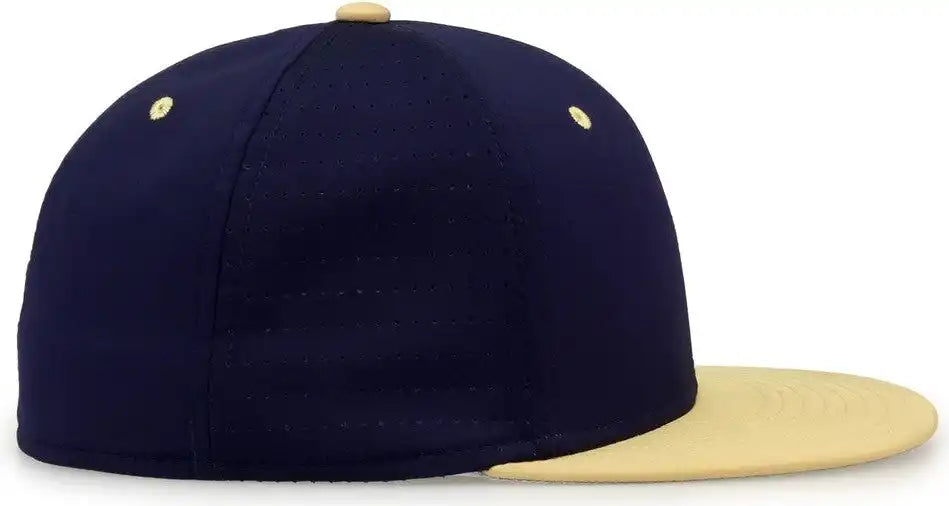 The Game Gb998 Perforated Gamechanger Cap Navy Vegas Gold